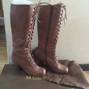 Seychelles Shot Gun Wedding leather boots